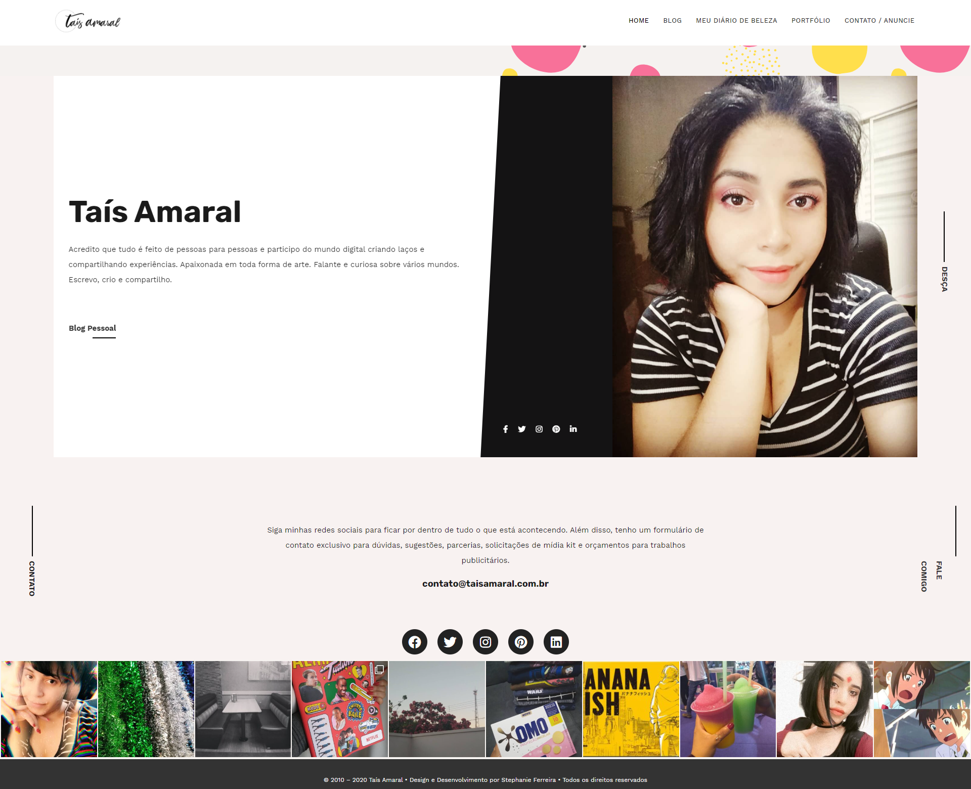 Taís Amaral • Blog & Portal